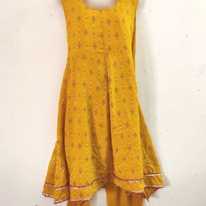 Mustard Color Kurta Set