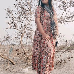 Floral PRINT LONG DRESS