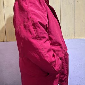 Long Jacket With Detachable Hood