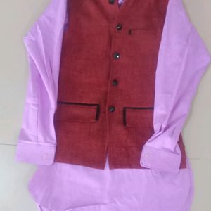 Men Kurta With Jacket