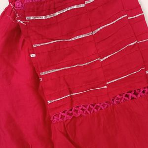 Rani Pink Kurta With Pant