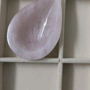 Rose Quartz Crystal Diya