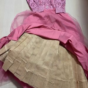 Pink Ethnic Wedding Guest Gown