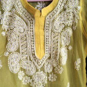 Chikankari Kurta + Inner 2