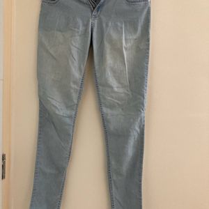 Kraus Light Blue Faded Skinny Jeans