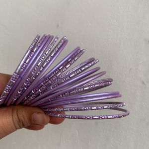 Purple Color Bangles