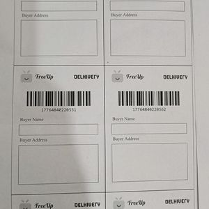 20 Printed Selling Labels