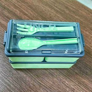 3 In One Compartment Lunch Box For Office , School