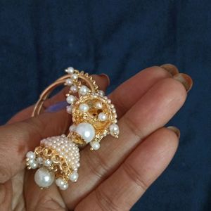 Golden Hoop Jhumka