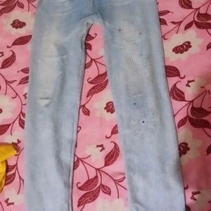 Jeans Style Leggings For Girls