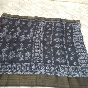 New Batik Saree With Blouse Pc