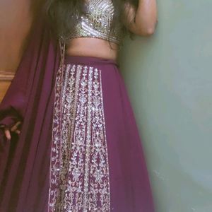 Purple Colur Legha Choli