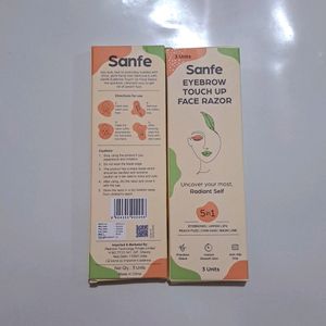 Sanfe Eyebrow Touch Up Face Razor Pack Of 2×6