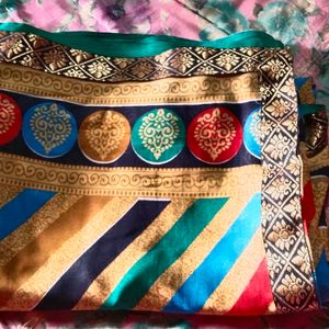 Lahariya Print Saree Soft Material Daily Wear