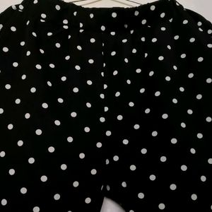 Polka Dots Capris For Women