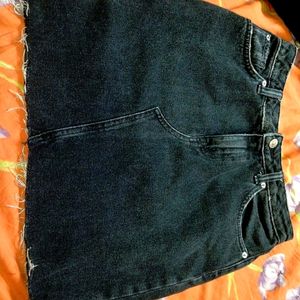 Combo Denim Skirts