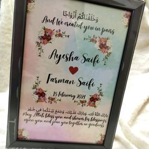 Wedding Date Frame