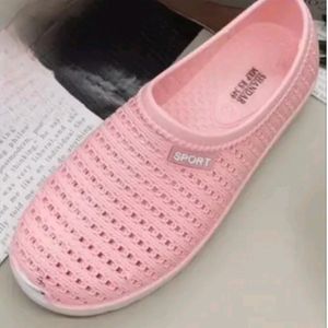 Pink Waterproof Casual Shoes For Women