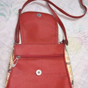 Red Sling Bag