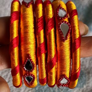 Trending Thread Bangle Set Of 6