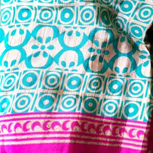 Creep Saree Without Blouse