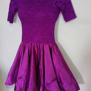 VERY PRETTY FLARED SHORT FROCK