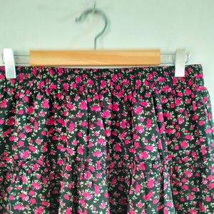 Multi Colour Printed Casual Skirt (Women's)