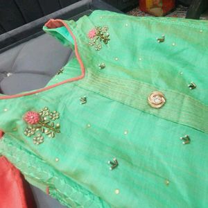 Hand Work Zari Suit