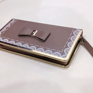 Mauve Clutch Purse