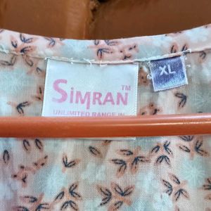 Simran Nighty With Size XL