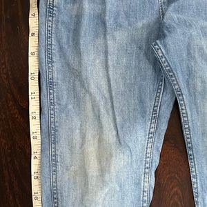 HnM Boys Jeans Joggers 3-4 Years Color Blue Washed