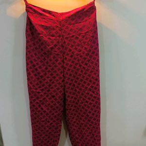 Pink Designer Ethnic Pant