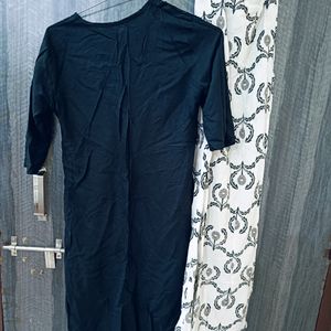 Black Kurta White Plazo