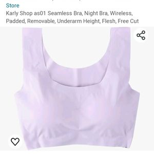 Unused New Crop Top Bra