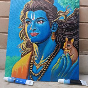 Shree Ram Canvas Painting