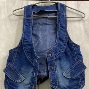 Crop Denim Jacket