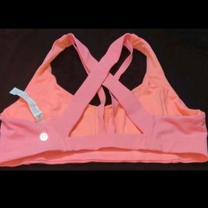 Cross Body Pattern Sports Bra..Made In Vietnam..