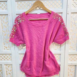 Pinterest Rose Sequined Should Double Pocket To