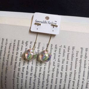 Korean Crystal Dangling Earing