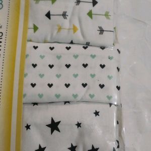 3 Pcs Sets Baby Swaddle Wraps Unisex Design