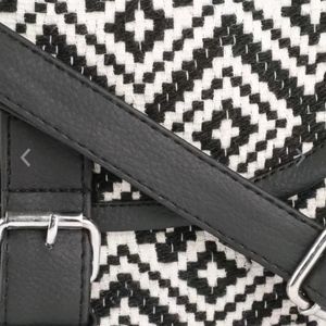 Black And White Sling Bag