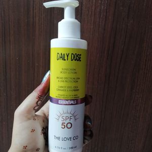 Spf 50 Body Lotion