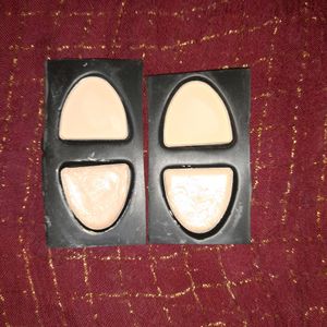 Pair Of 2 Peice Foundation And Compact Powder