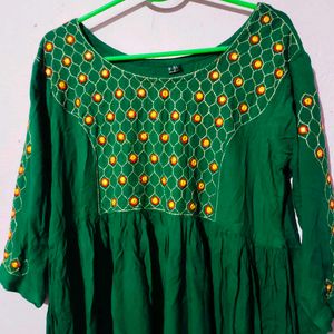 Floral Short Kurti