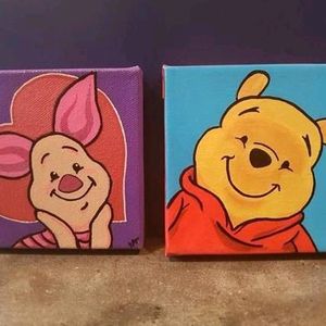 Set Of 2 Mini Canvas Painting10