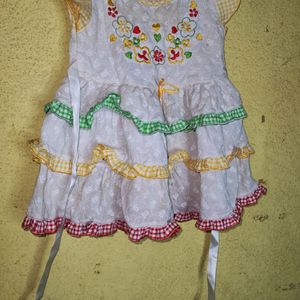 Cotton Baby Girl Dress N Frok