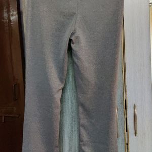 Nice Stretchable Grey Trouser With Shein Yellowtop