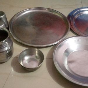 Steel Dinner Set