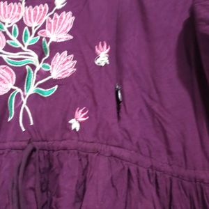 Purple Feeding Kurta XL Size