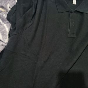 Black Polo Tshirt By H&M